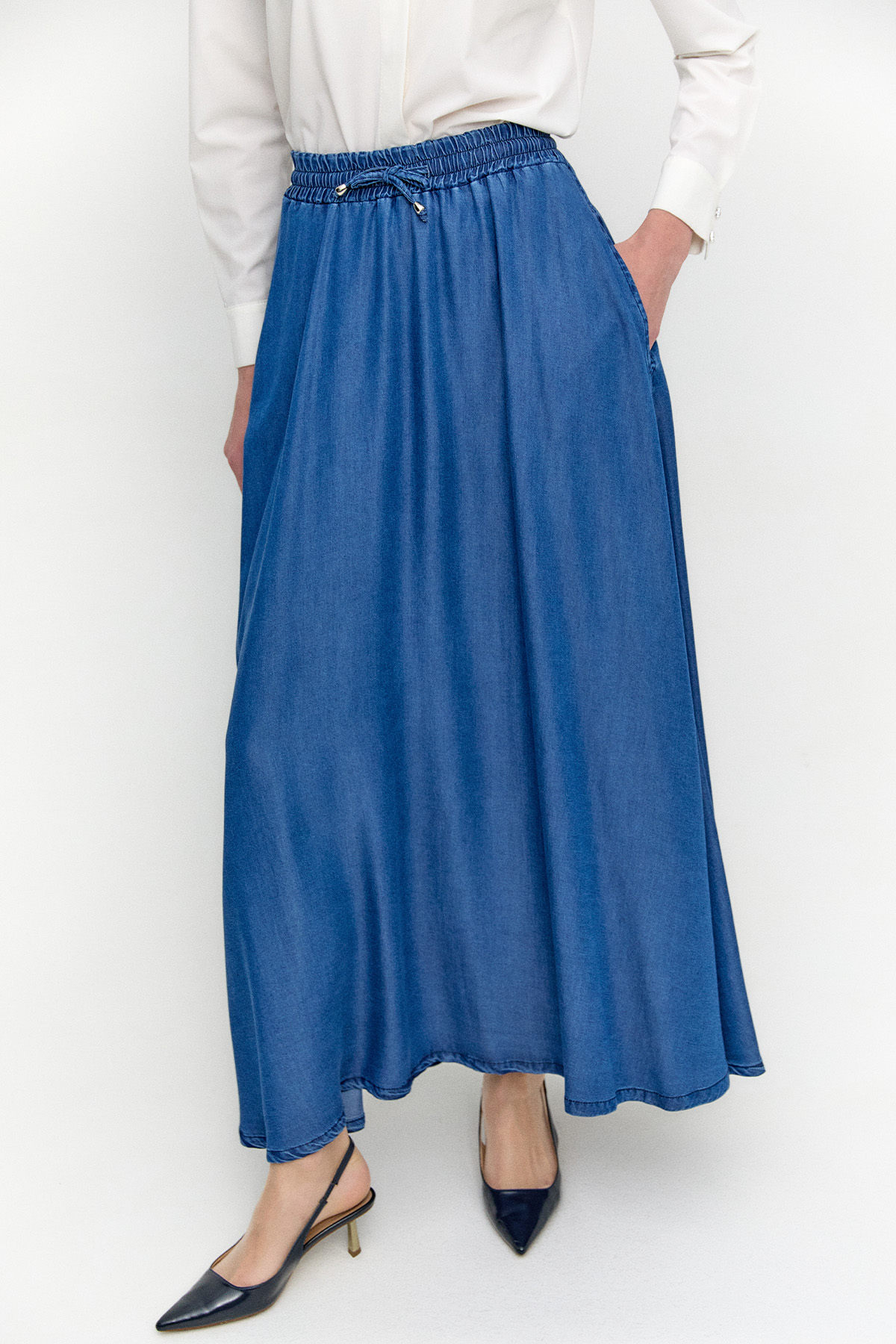 Pamuklu Kloş Etek, Tesettür Giyim