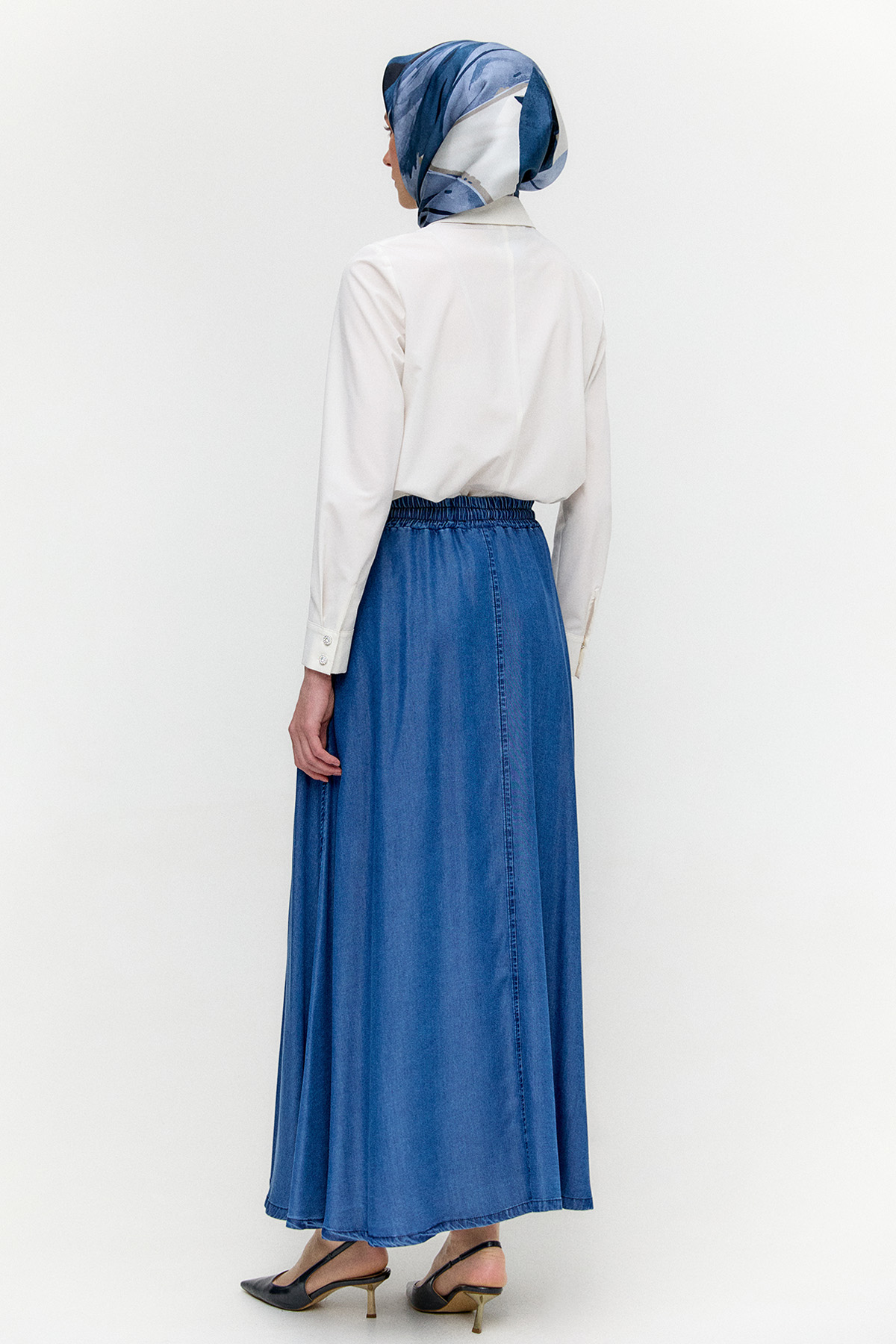 Pamuklu Kloş Etek, Tesettür Giyim