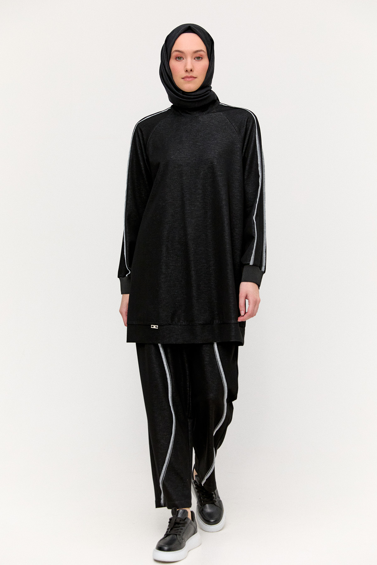 Pilikaşeli Balon Etek, Tesettür Giyim