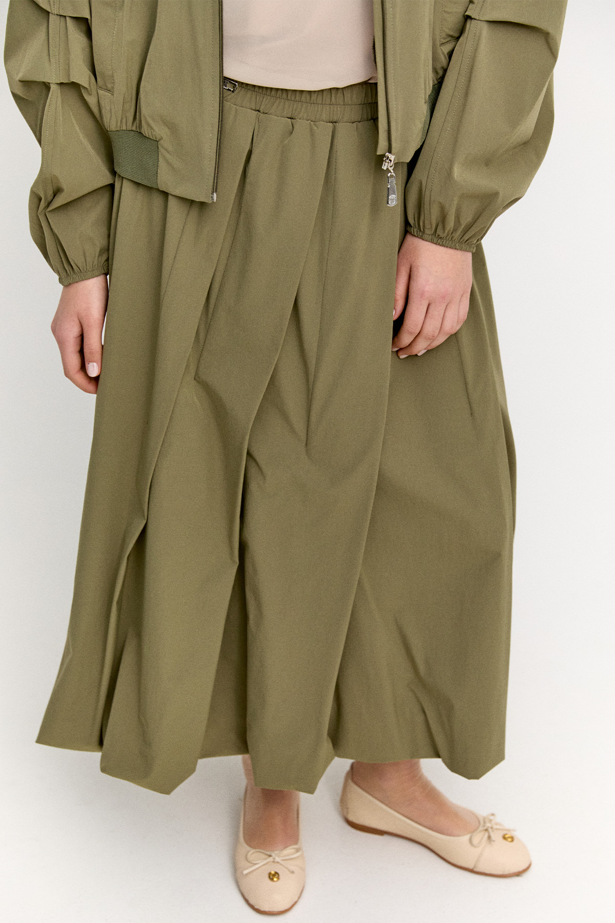 Pilikaşeli Balon Etek, Tesettür Giyim