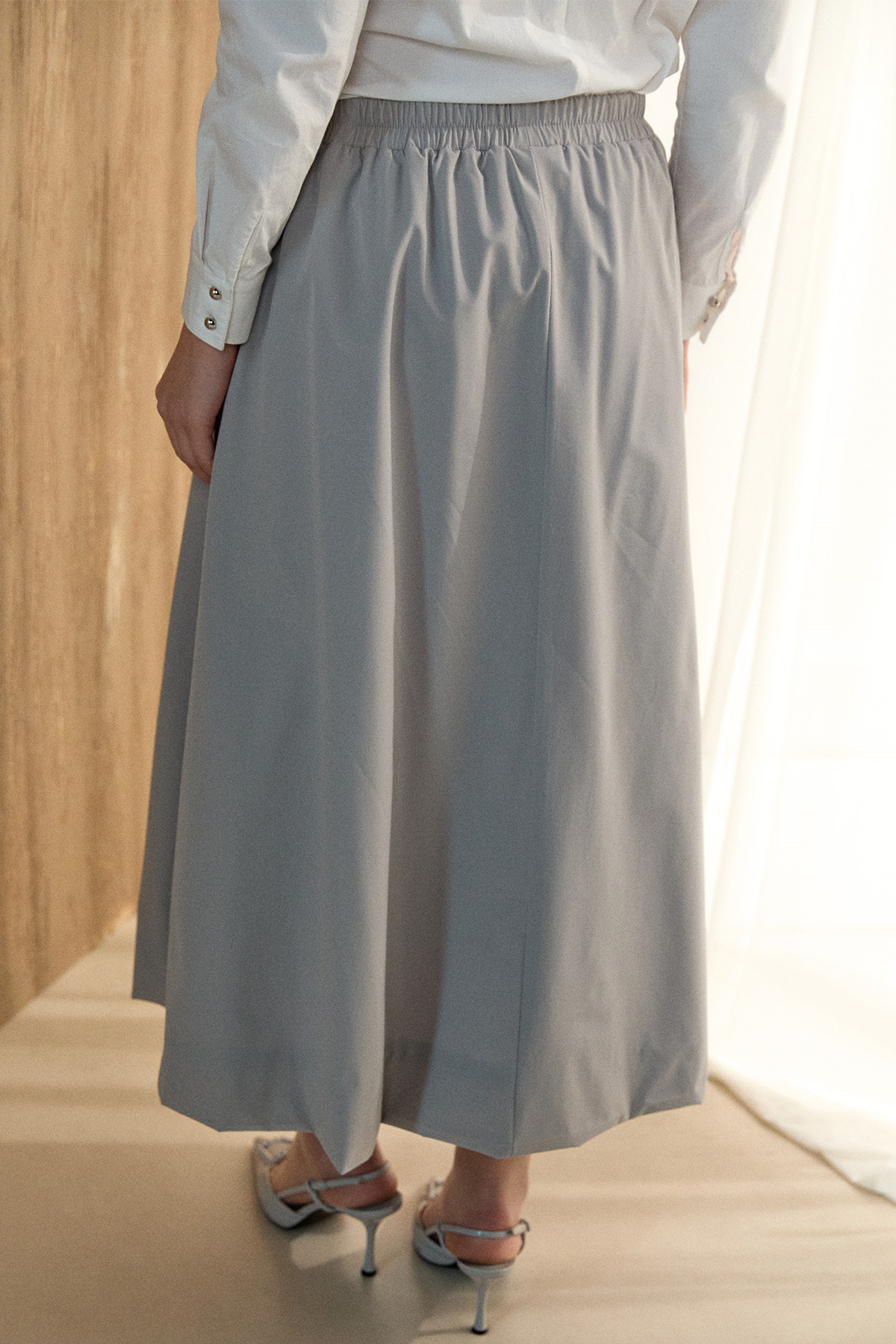 Pilikaşeli Balon Etek, Tesettür Giyim