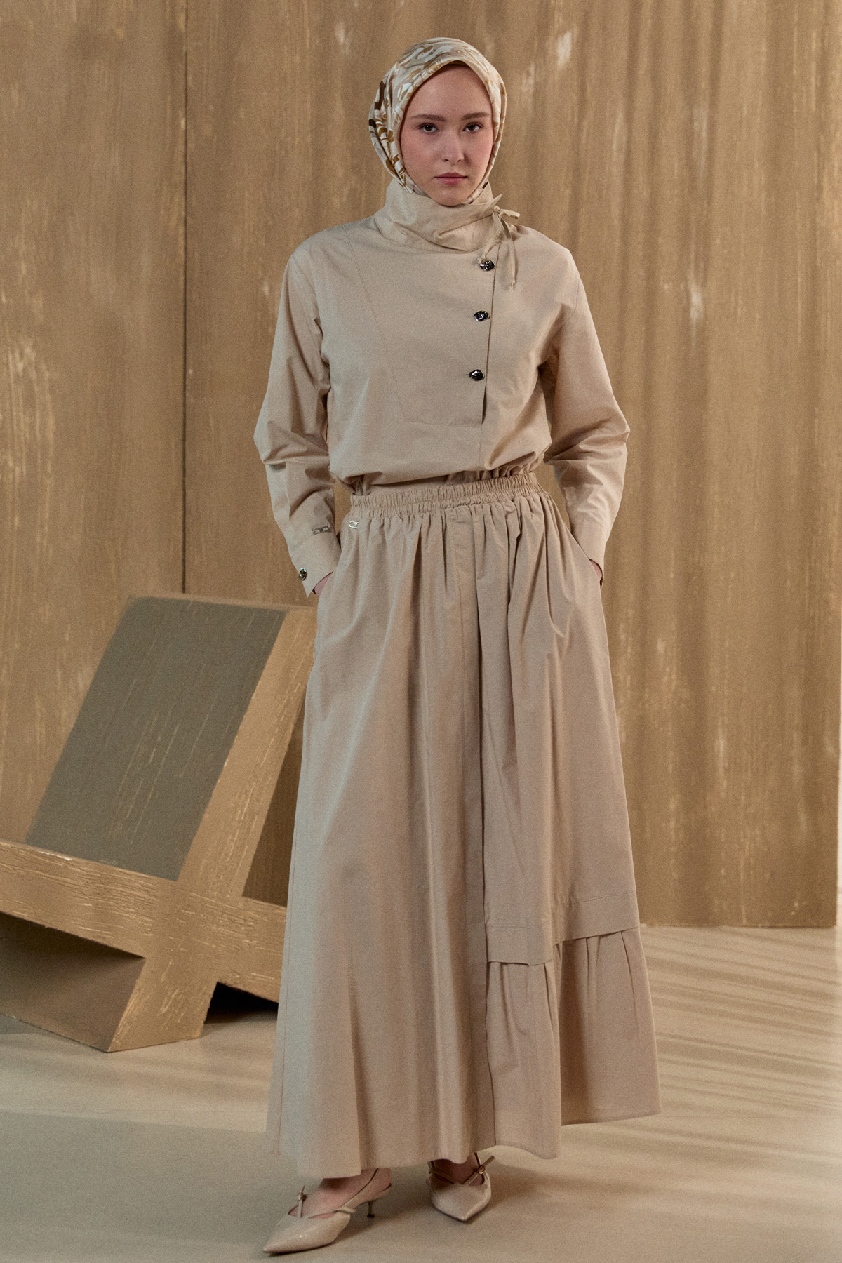 Allerli Pamuk Etek, Tesettür Giyim