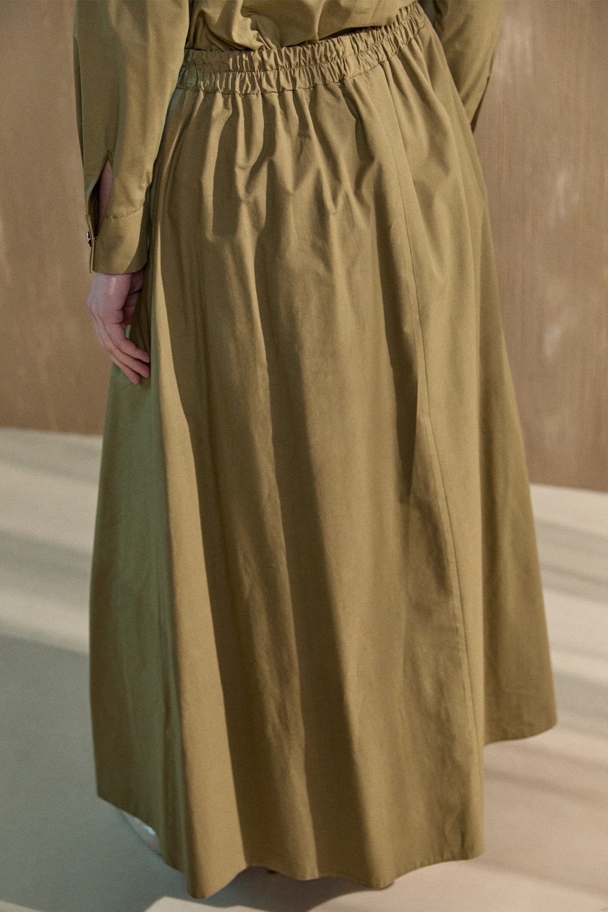 İpli Natural Pamuk Etek, Tesettür Giyim