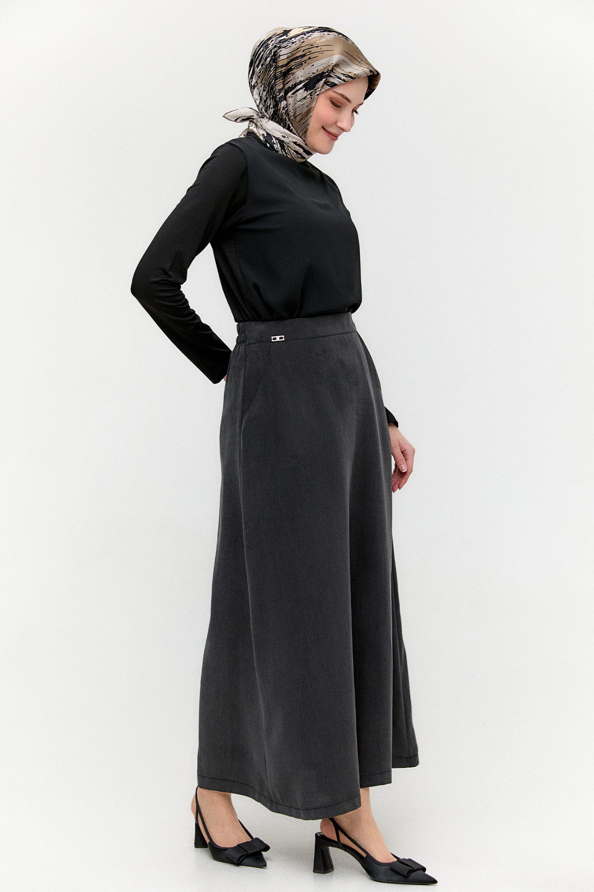 Lyocell Kloş Etek, Tesettür Giyim