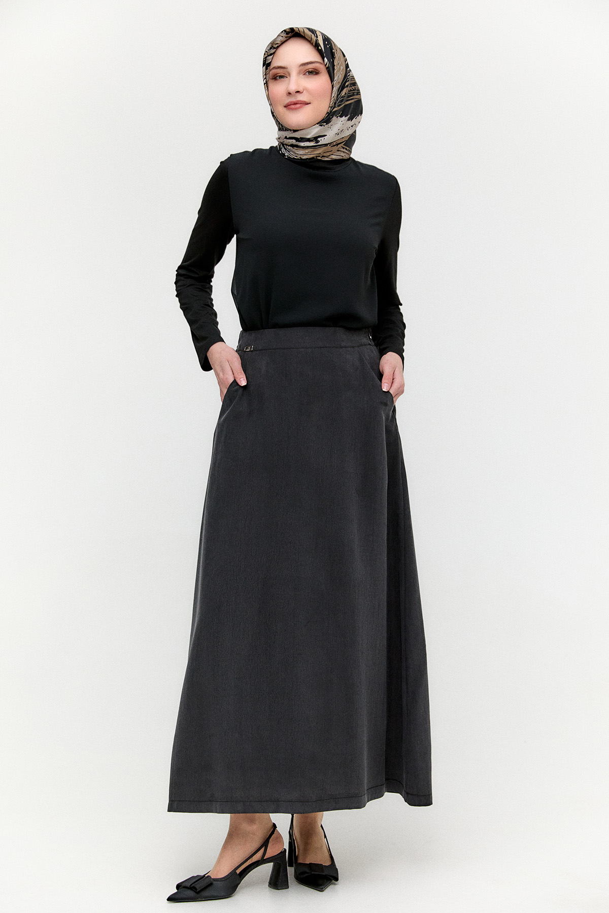 Lyocell Kloş Etek, Tesettür Giyim