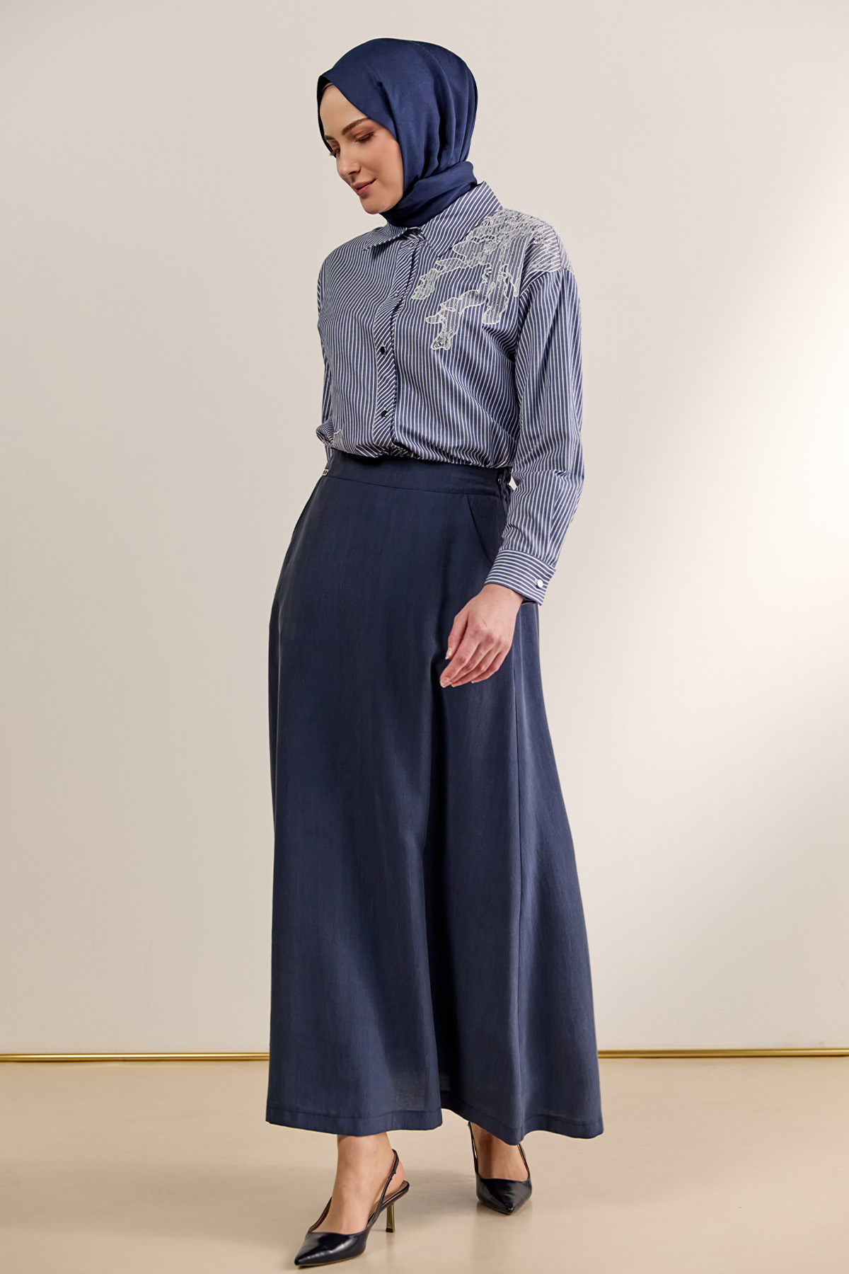 Lyocell Kloş Etek, Tesettür Giyim