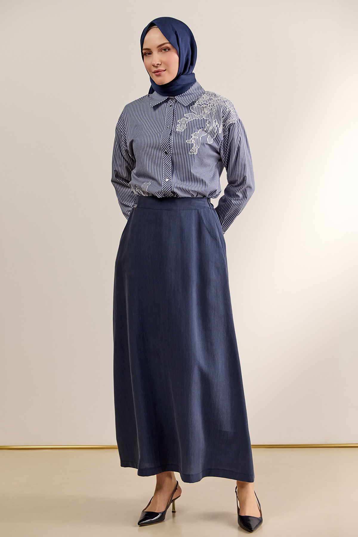 Lyocell Kloş Etek, Tesettür Giyim