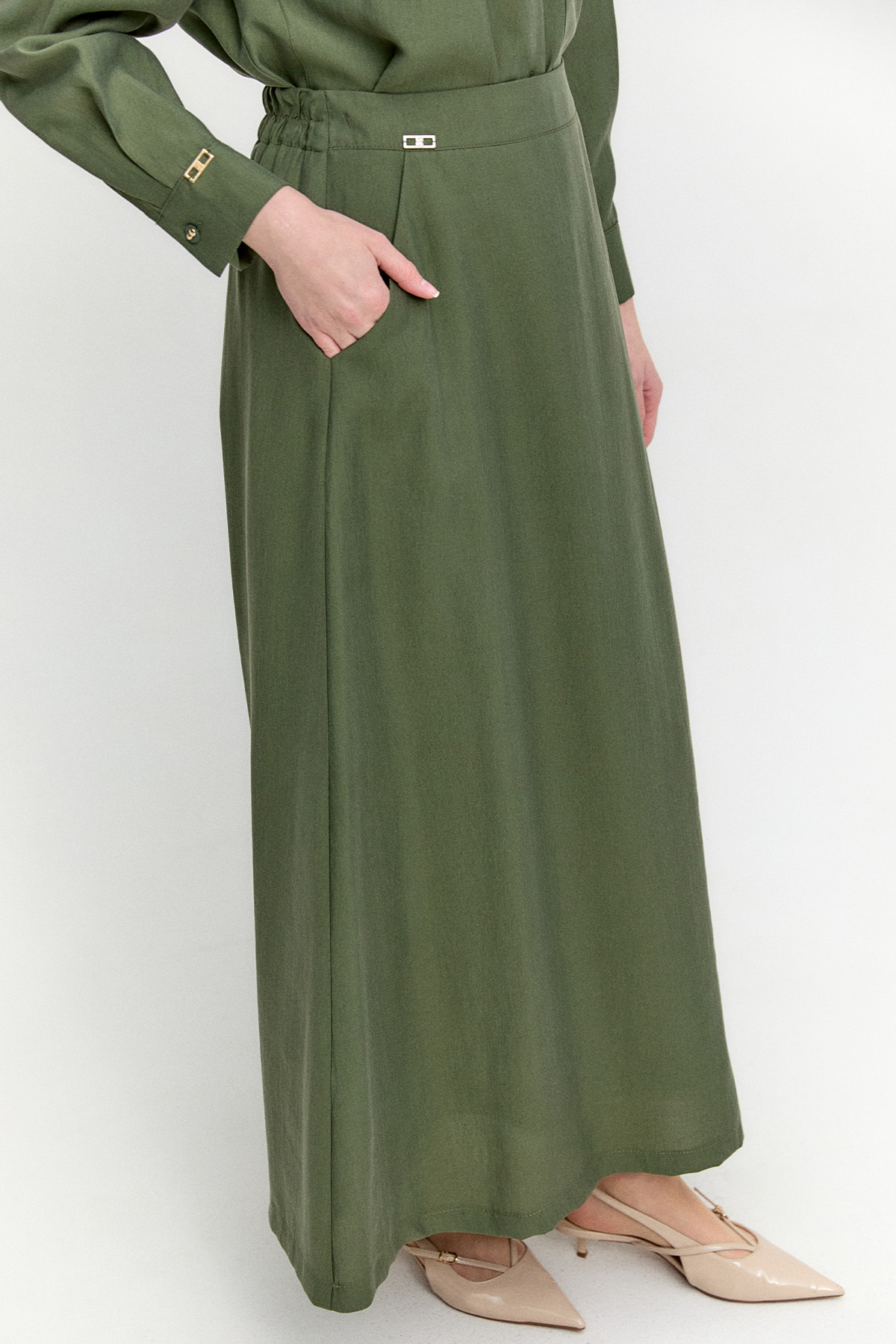 Lyocell Kloş Etek, Tesettür Giyim