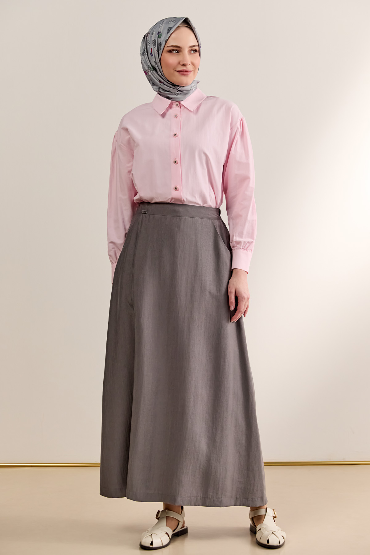 Lyocell Kloş Etek, Tesettür Giyim