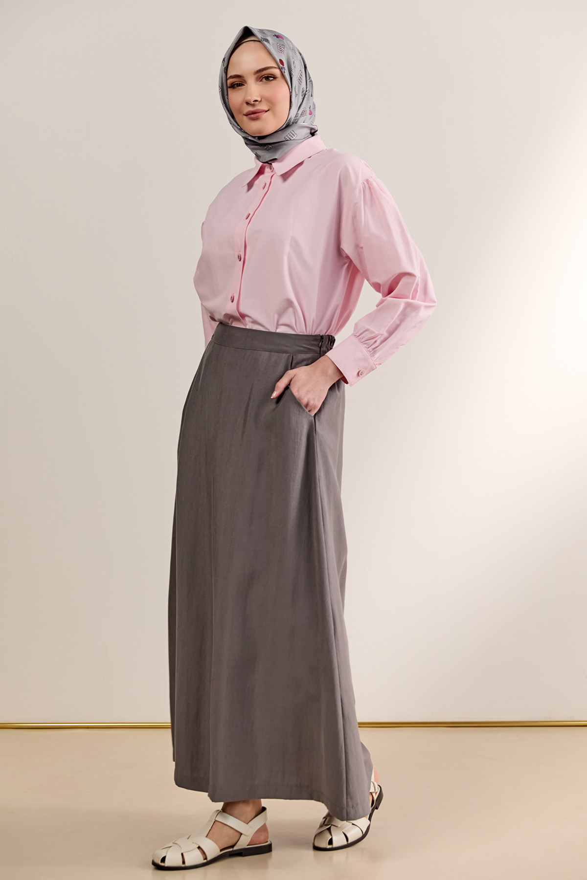 Lyocell Kloş Etek, Tesettür Giyim