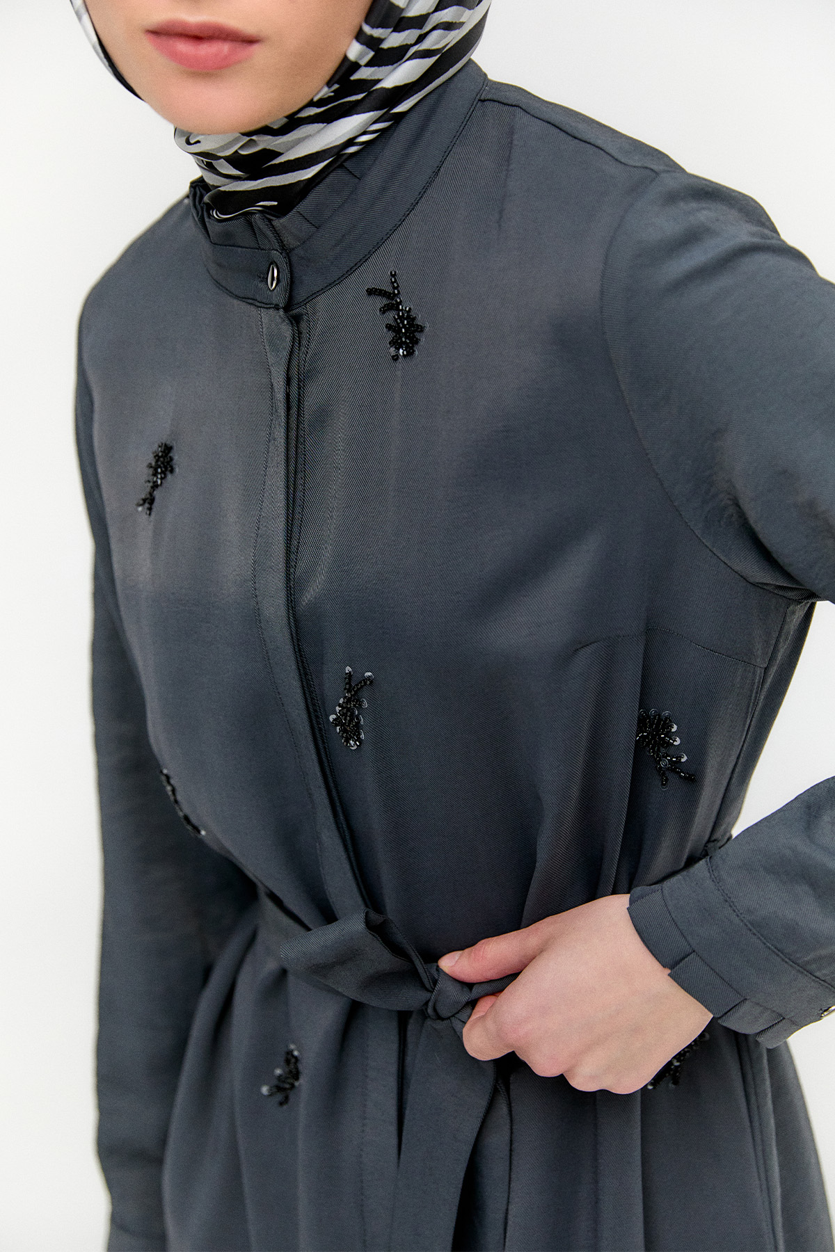 İşleme Detaylı Cupra Ferace, Tesettür Giyim