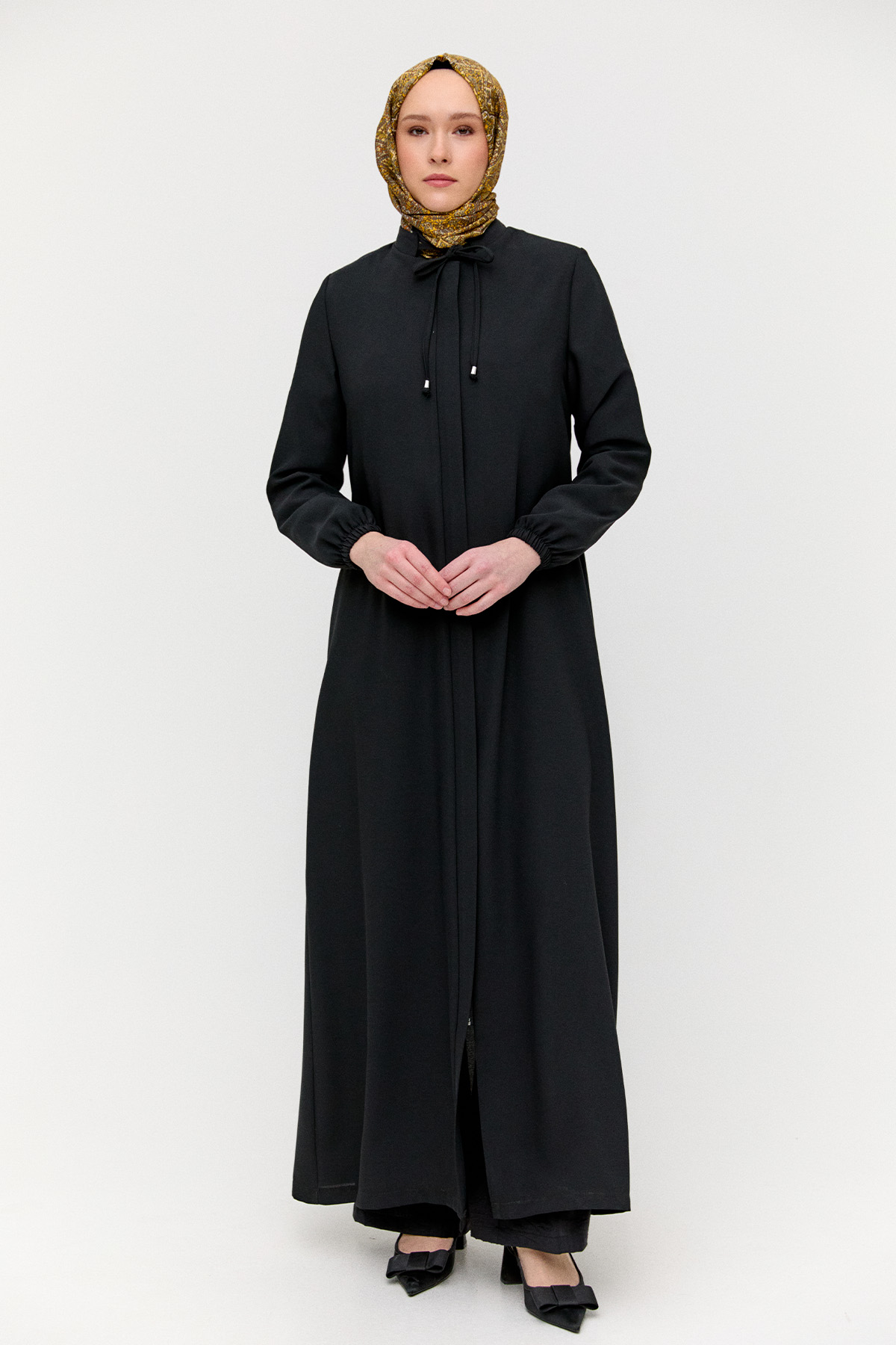 Bağlamalı Hakim Yaka Ferace, Tesettür Giyim