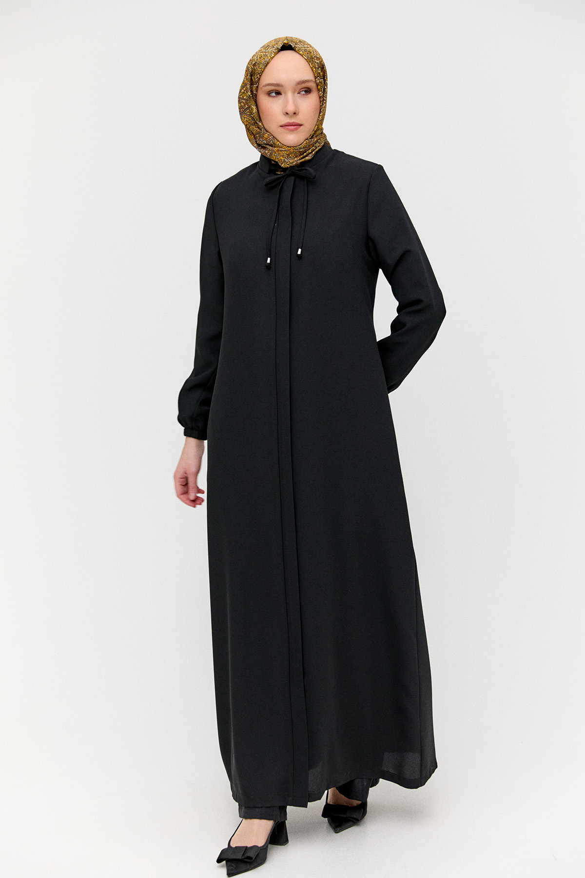 Bağlamalı Hakim Yaka Ferace, Tesettür Giyim