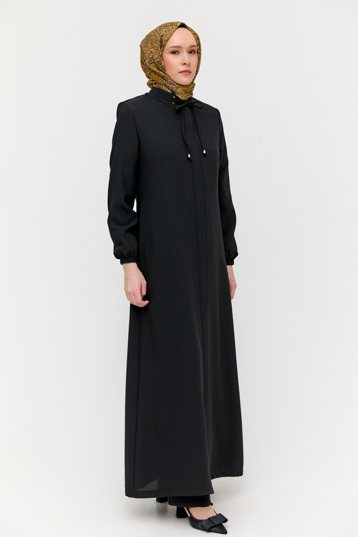 Bağlamalı Hakim Yaka Ferace, Tesettür Giyim