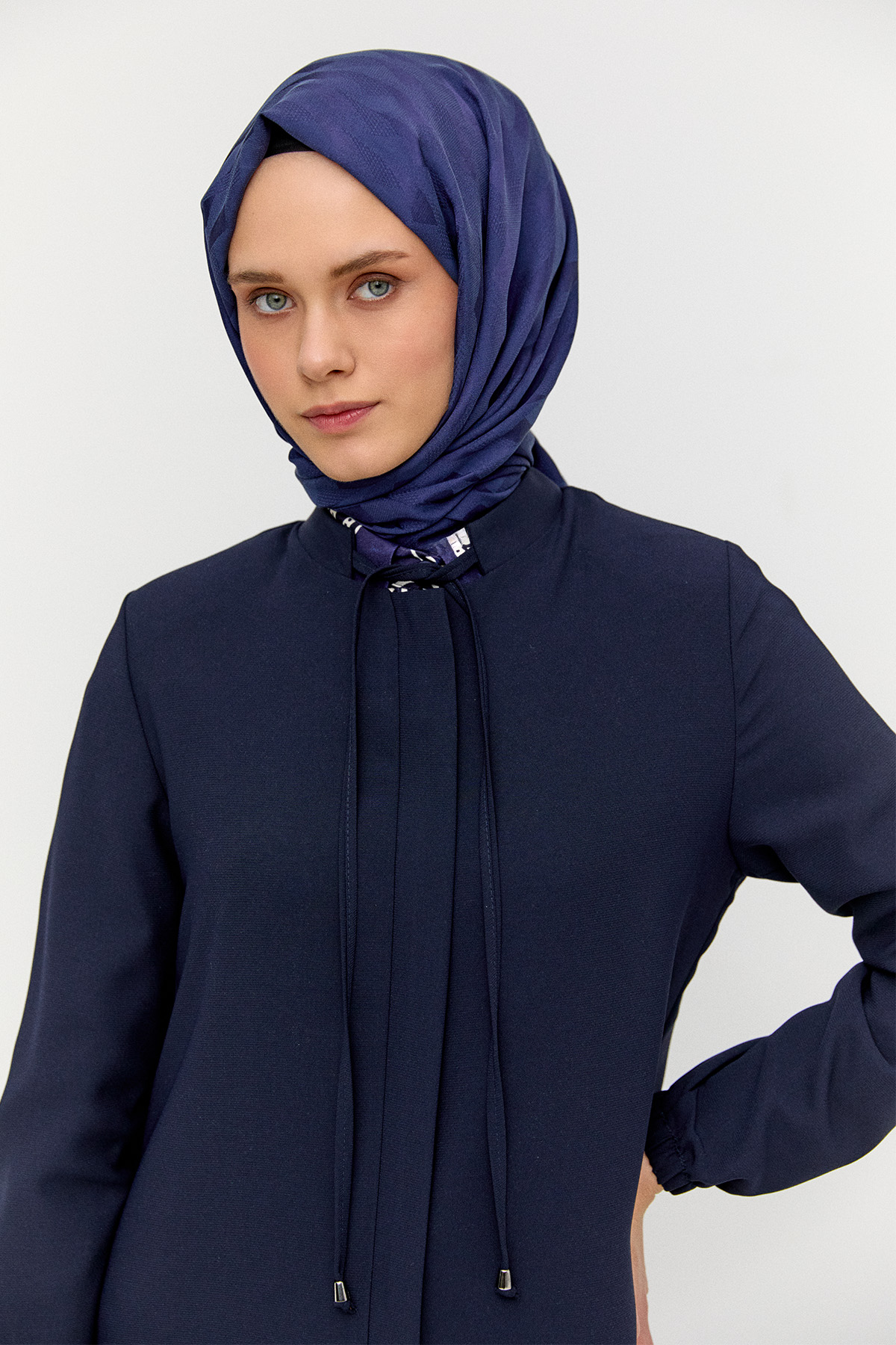 Bağlamalı Hakim Yaka Ferace, Tesettür Giyim