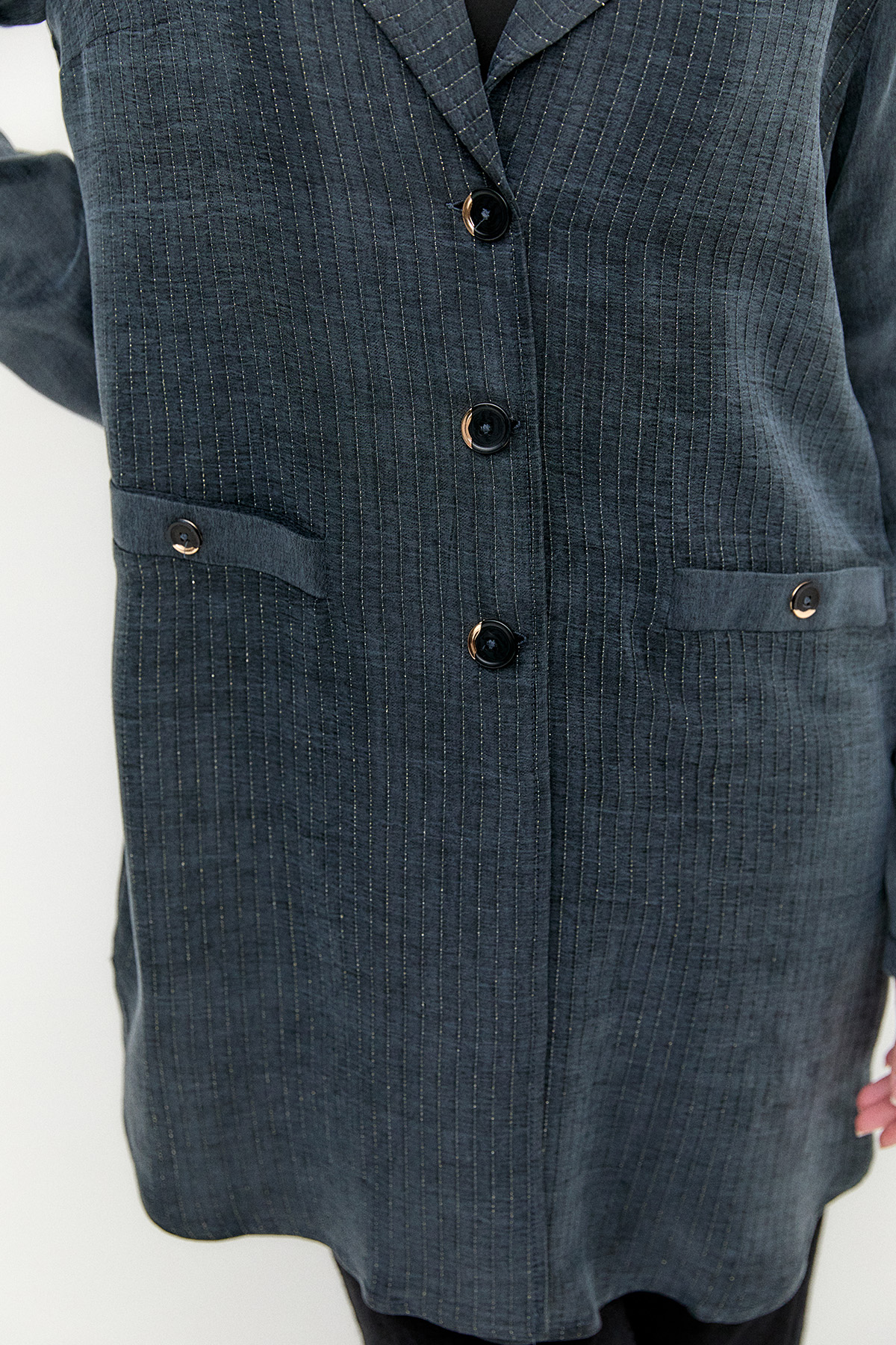 Metalik Lyocell Şık Kap, Tesettür Giyim