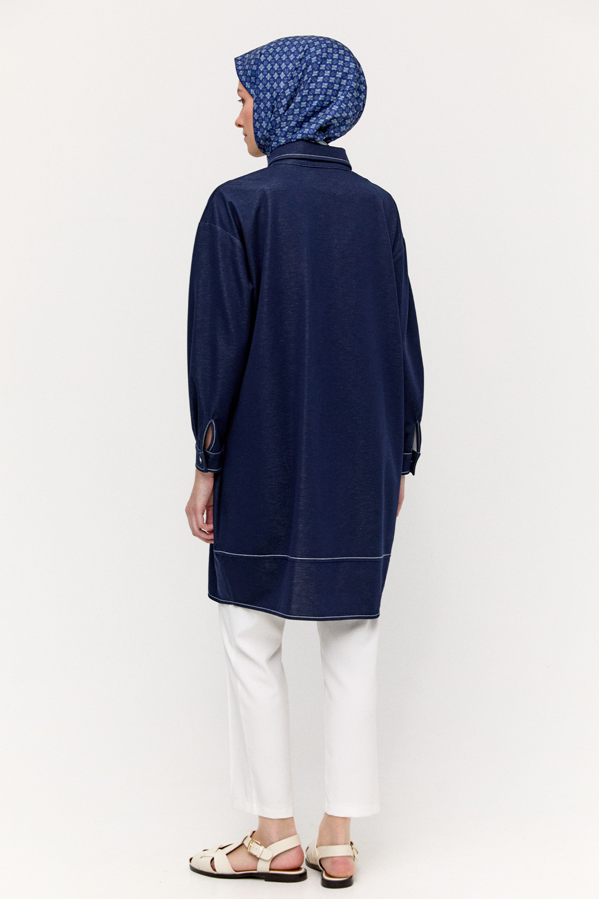 Kargo Cepli Spor Dikişli Kap, Tesettür Giyim