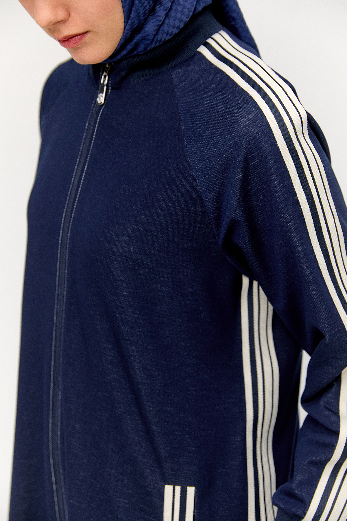 Ribanalı Şerit Detaylı Kap, Tesettür Giyim