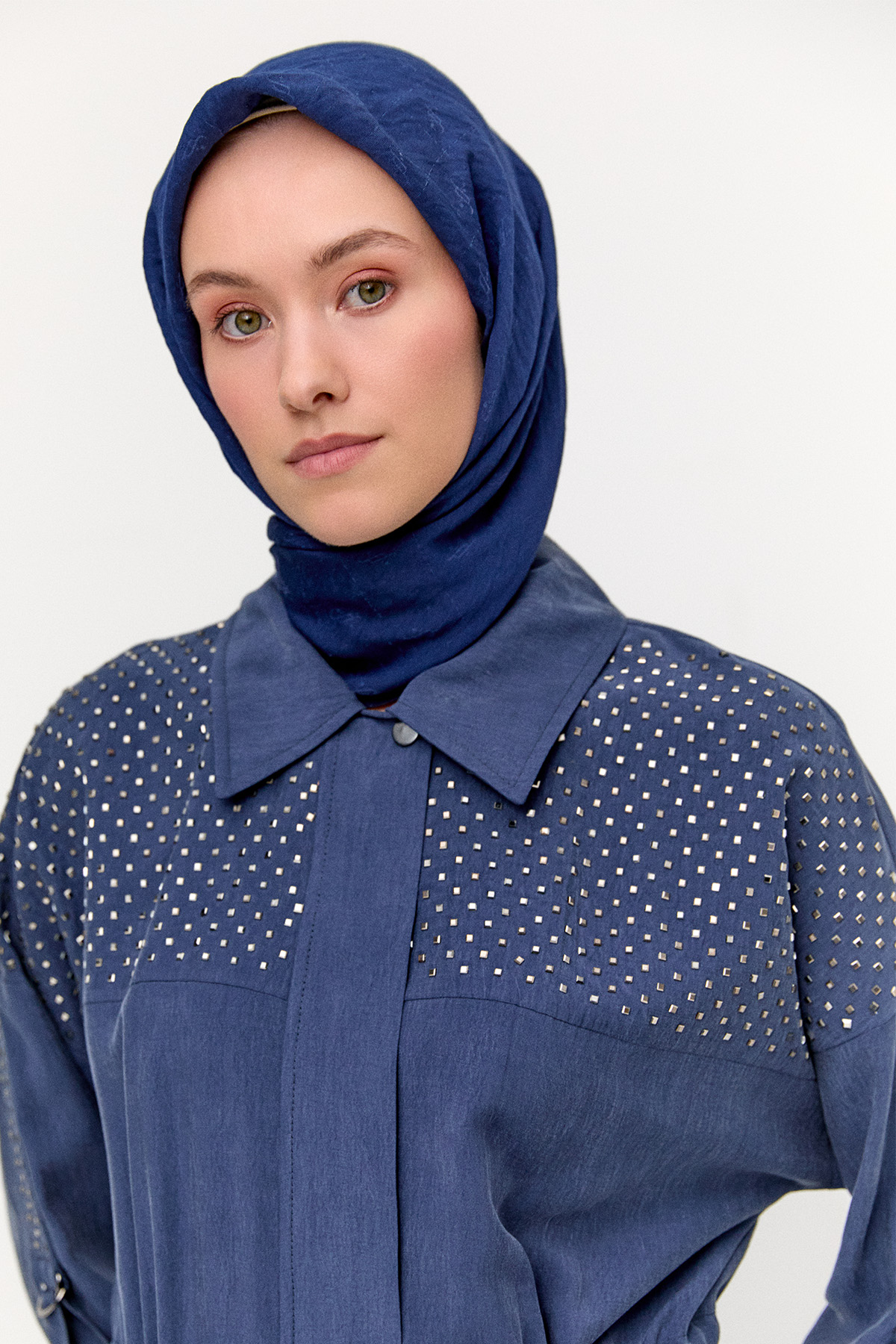 Hotfix Baskılı Kap, Tesettür Giyim