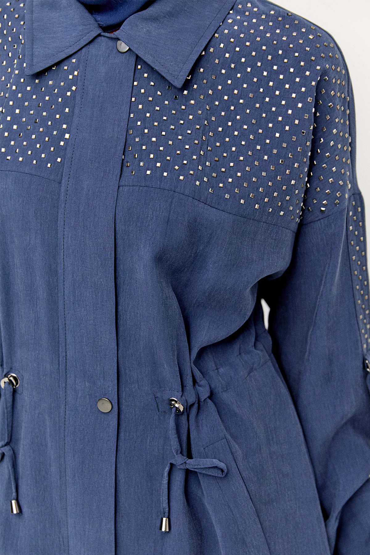 Hotfix Baskılı Kap, Tesettür Giyim