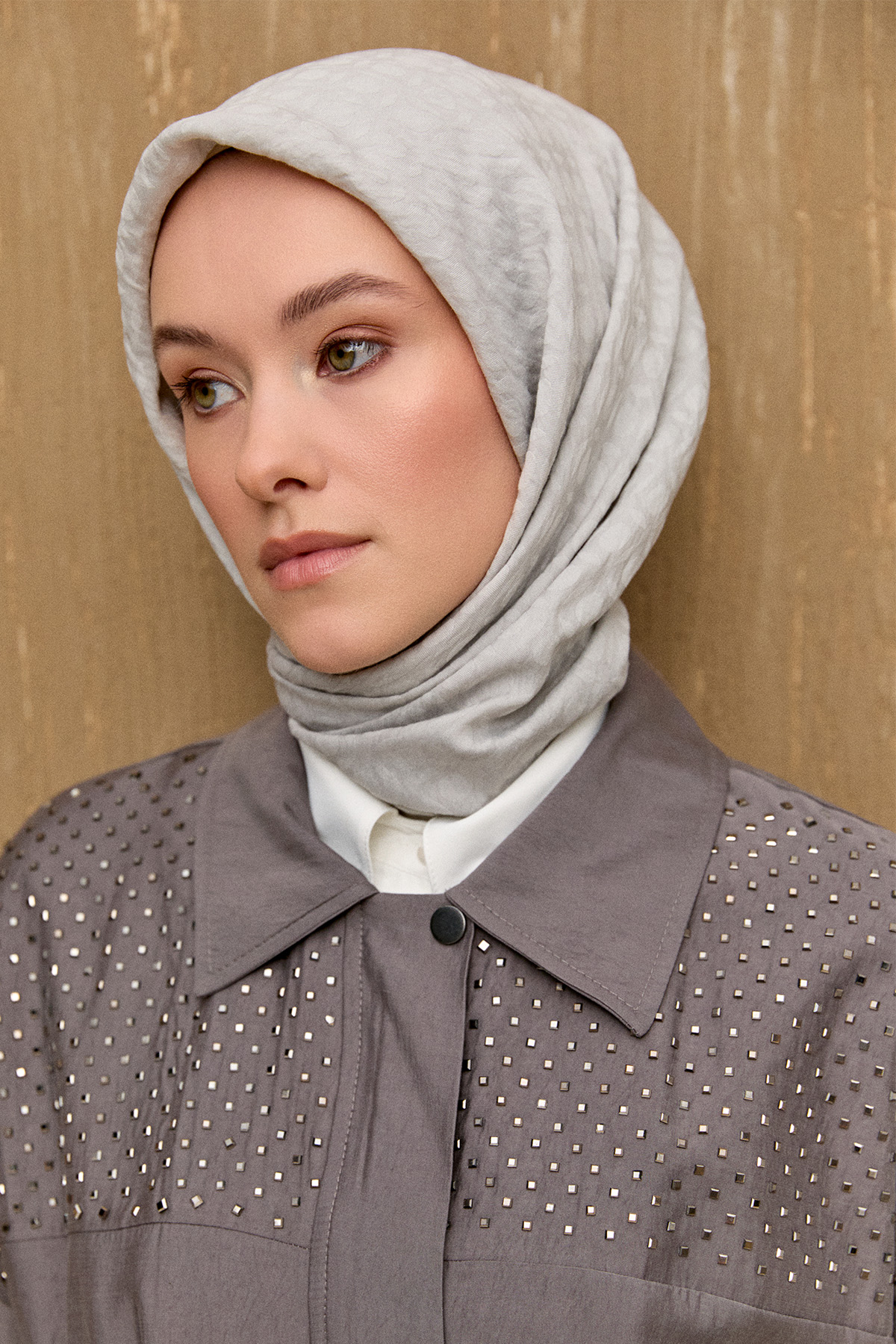 Hotfix Baskılı Kap, Tesettür Giyim