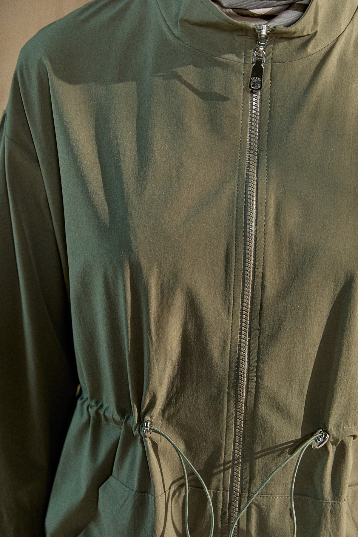 Yüksek Yakalı Stoperli Kap, Tesettür Giyim