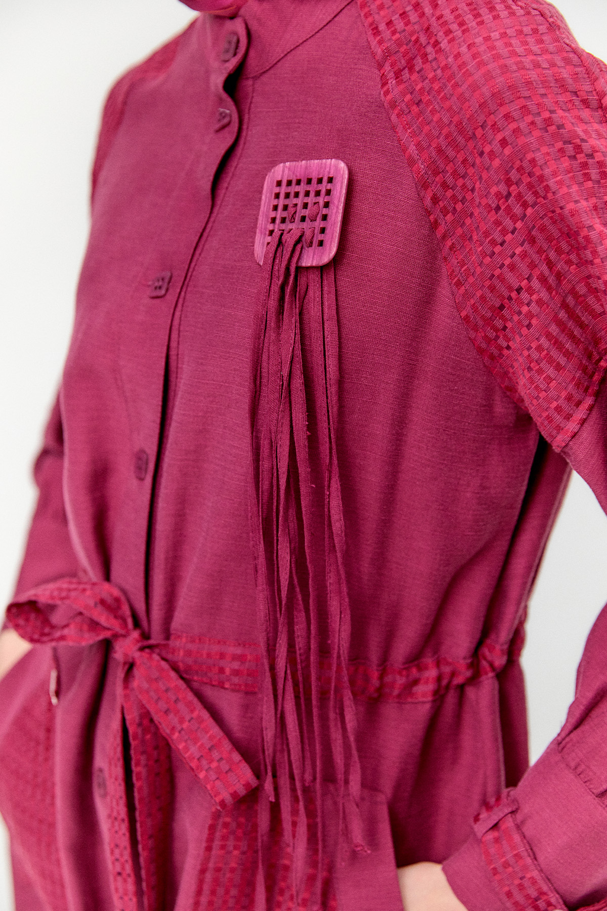 Fileli Reglan Kol Uzun Tunik, Tesettür Giyim