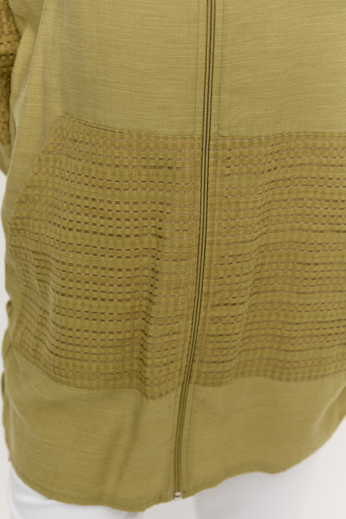 Kapüşonlu Keten Kap, Tesettür Giyim