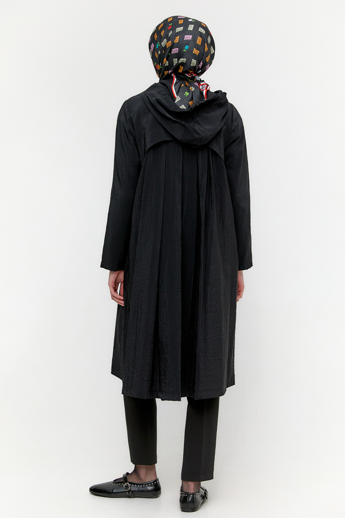 Kapüşonlu Paraşüt Kap, Tesettür Giyim