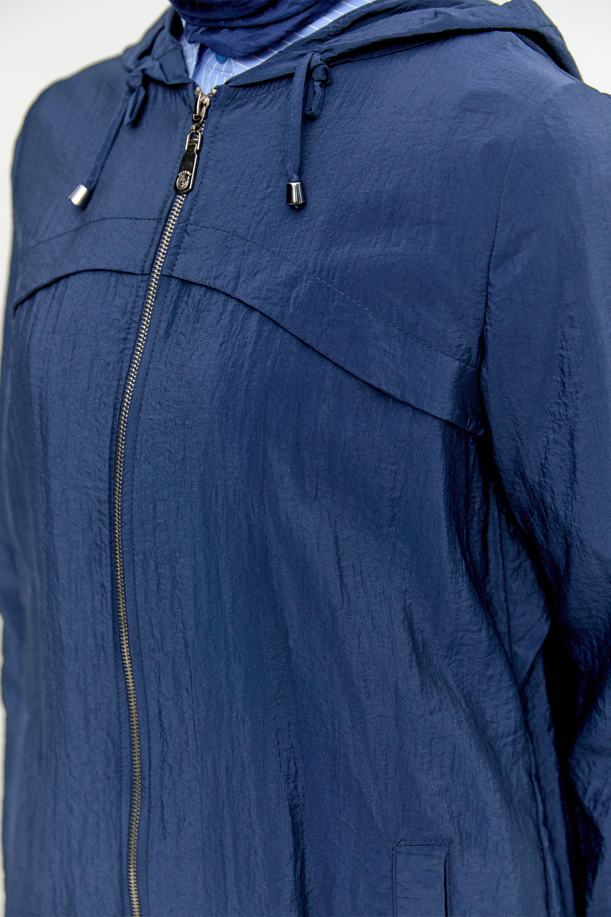 Kapüşonlu Paraşüt Kap, Tesettür Giyim