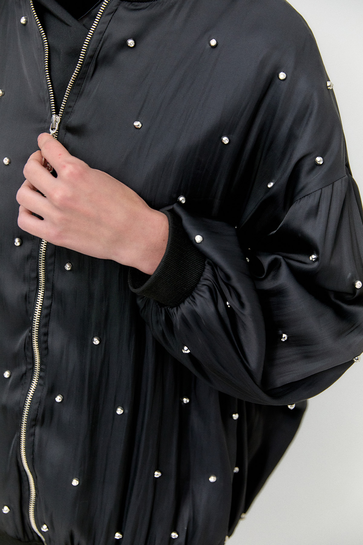 Taşlı Bomber Kap, Tesettür Giyim