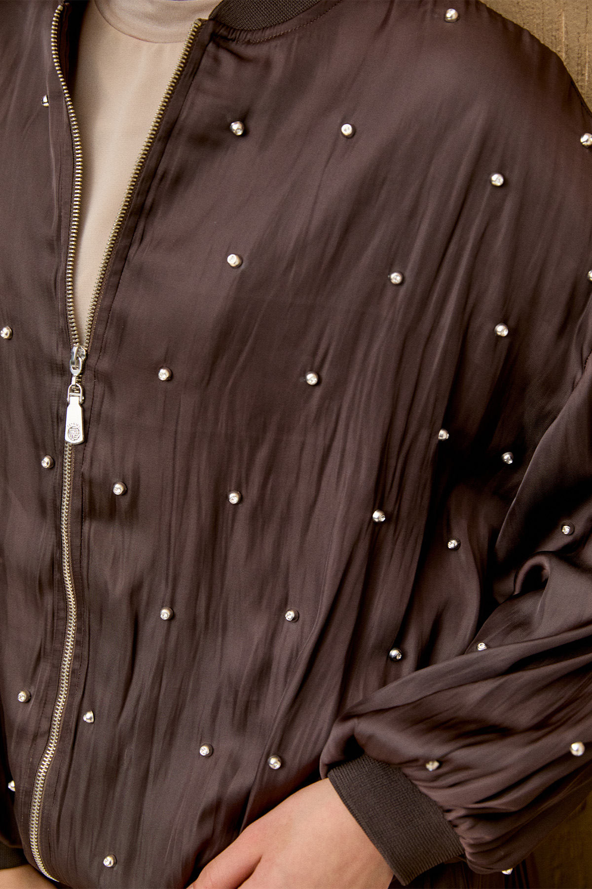 Taşlı Bomber Kap, Tesettür Giyim