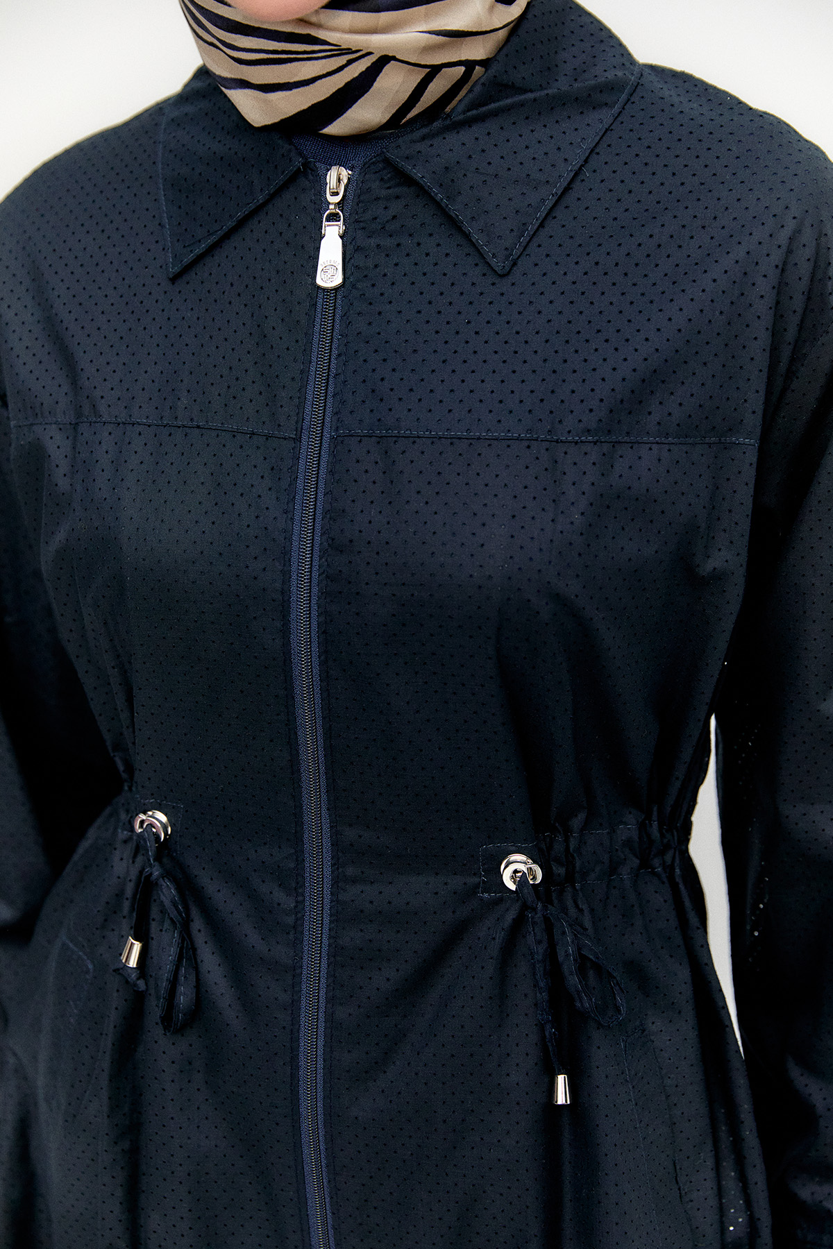 Fermuarlı Pamuk Kap, Tesettür Giyim