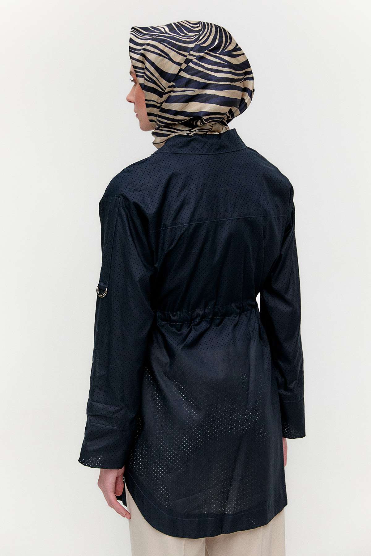 Fermuarlı Pamuk Kap, Tesettür Giyim