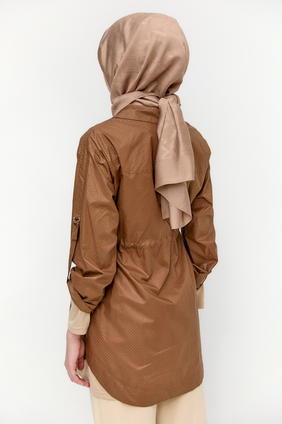 Fermuarlı Pamuk Kap, Tesettür Giyim