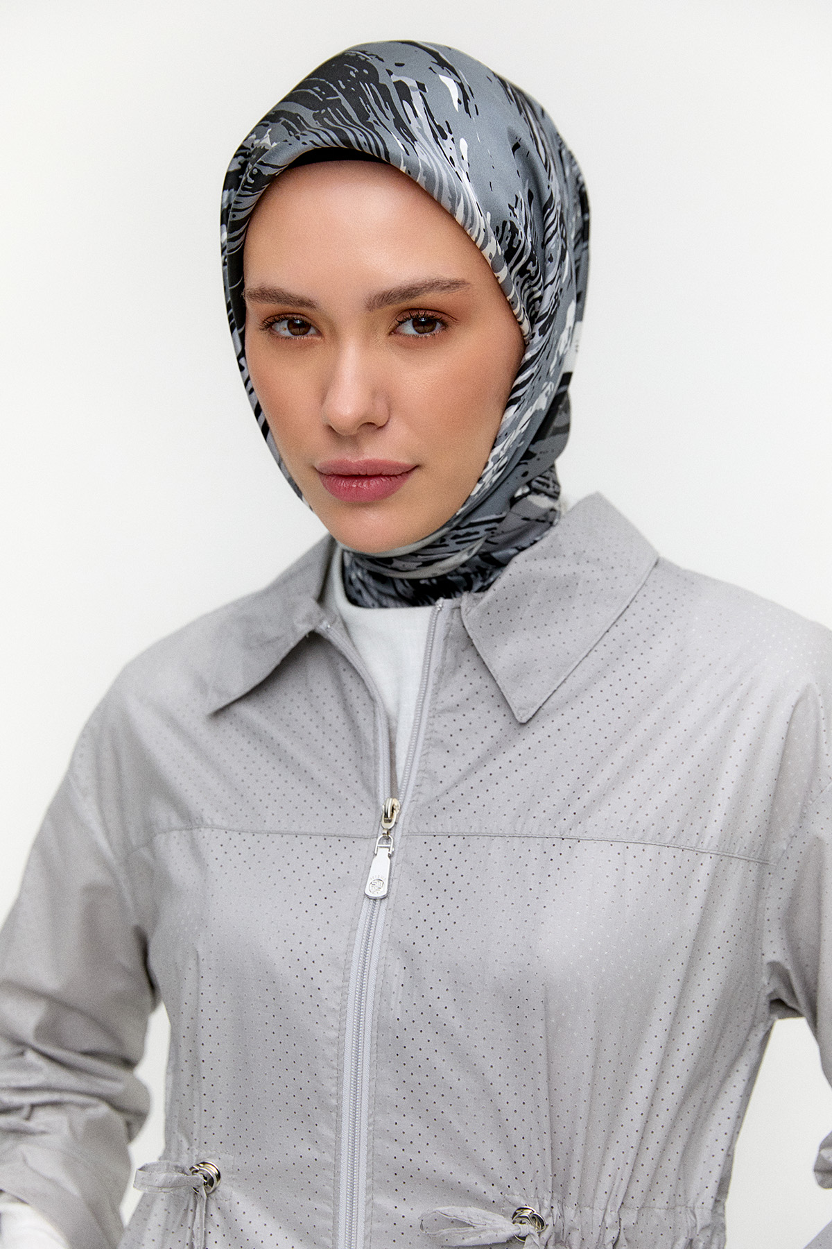 Fermuarlı Pamuk Kap, Tesettür Giyim