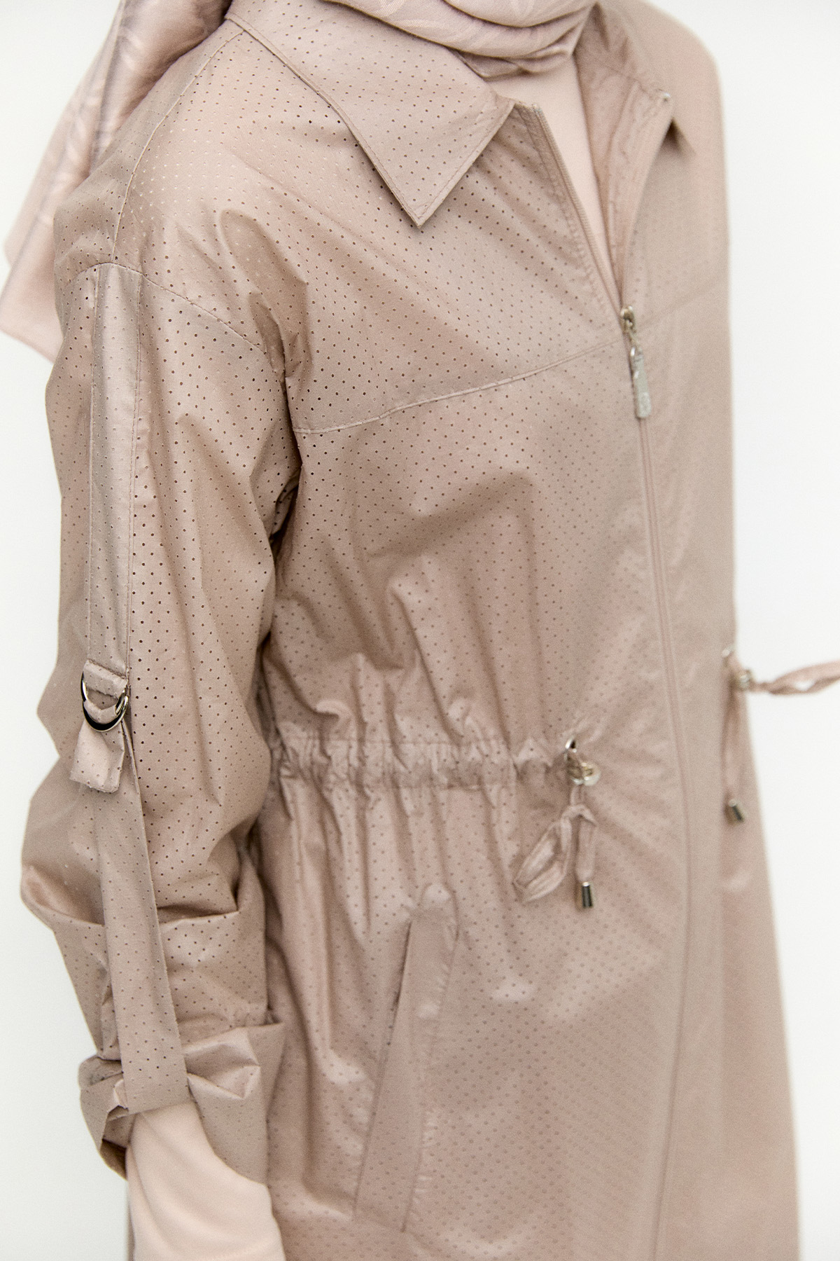 Fermuarlı Pamuk Kap, Tesettür Giyim