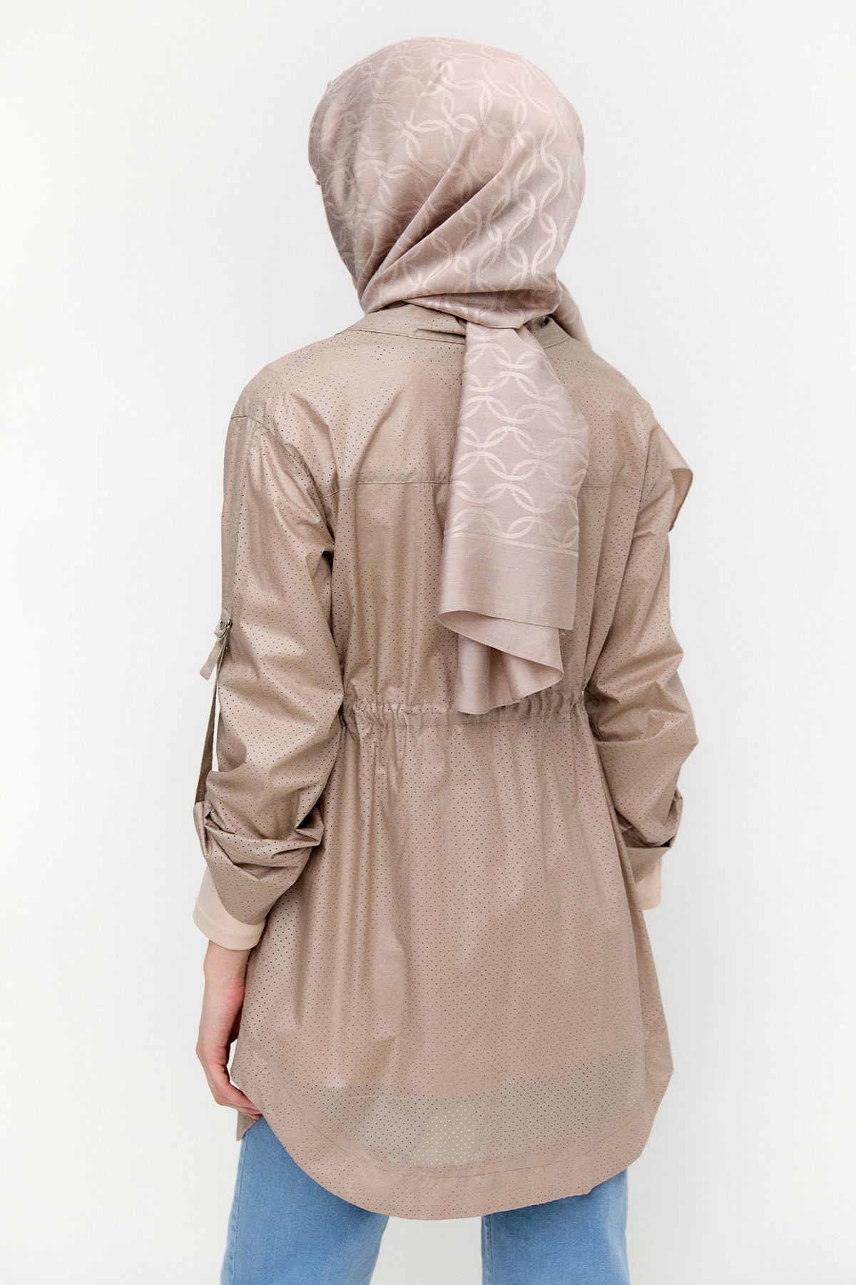 Fermuarlı Pamuk Kap, Tesettür Giyim