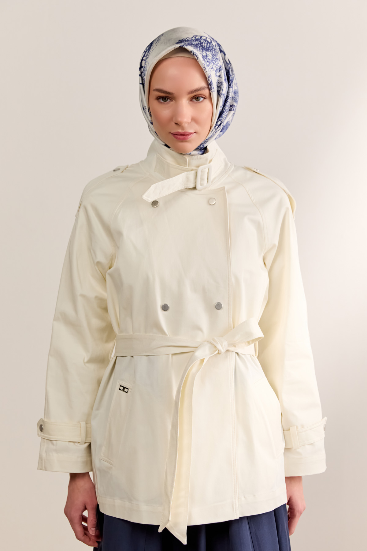 Reglan Kesim Pamuk Ceket, Tesettür Giyim