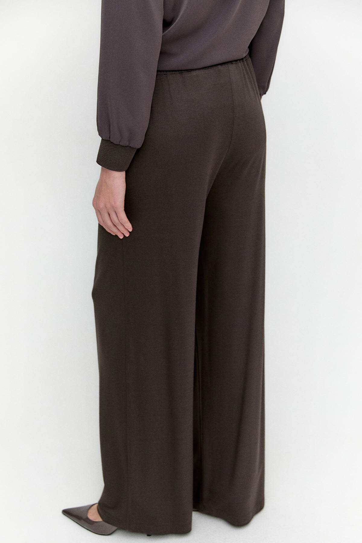 Geniş Paça Penye Pantolon, Tesettür Giyim