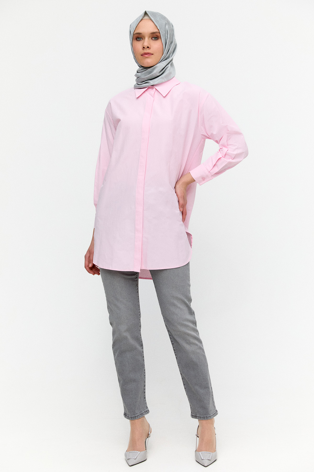 Dar Paça Kot Pantolon, Tesettür Giyim