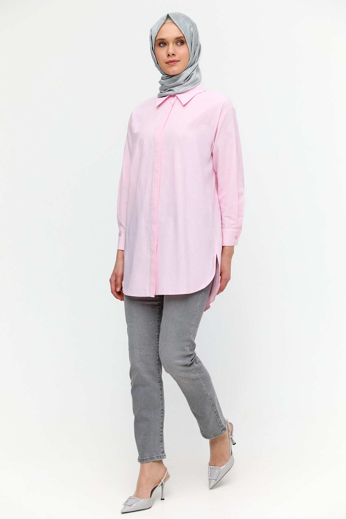 Dar Paça Kot Pantolon, Tesettür Giyim