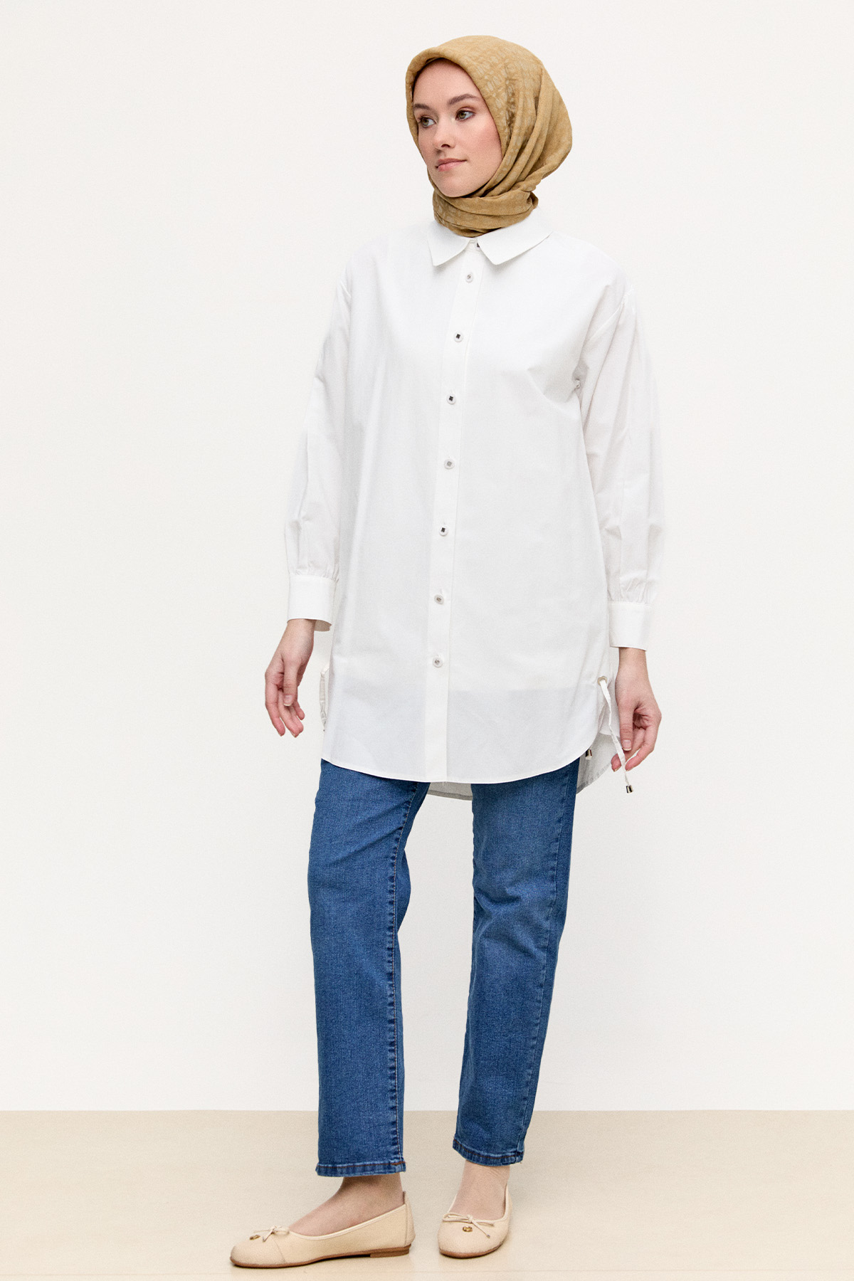 Dar Paça Kot Pantolon, Tesettür Giyim