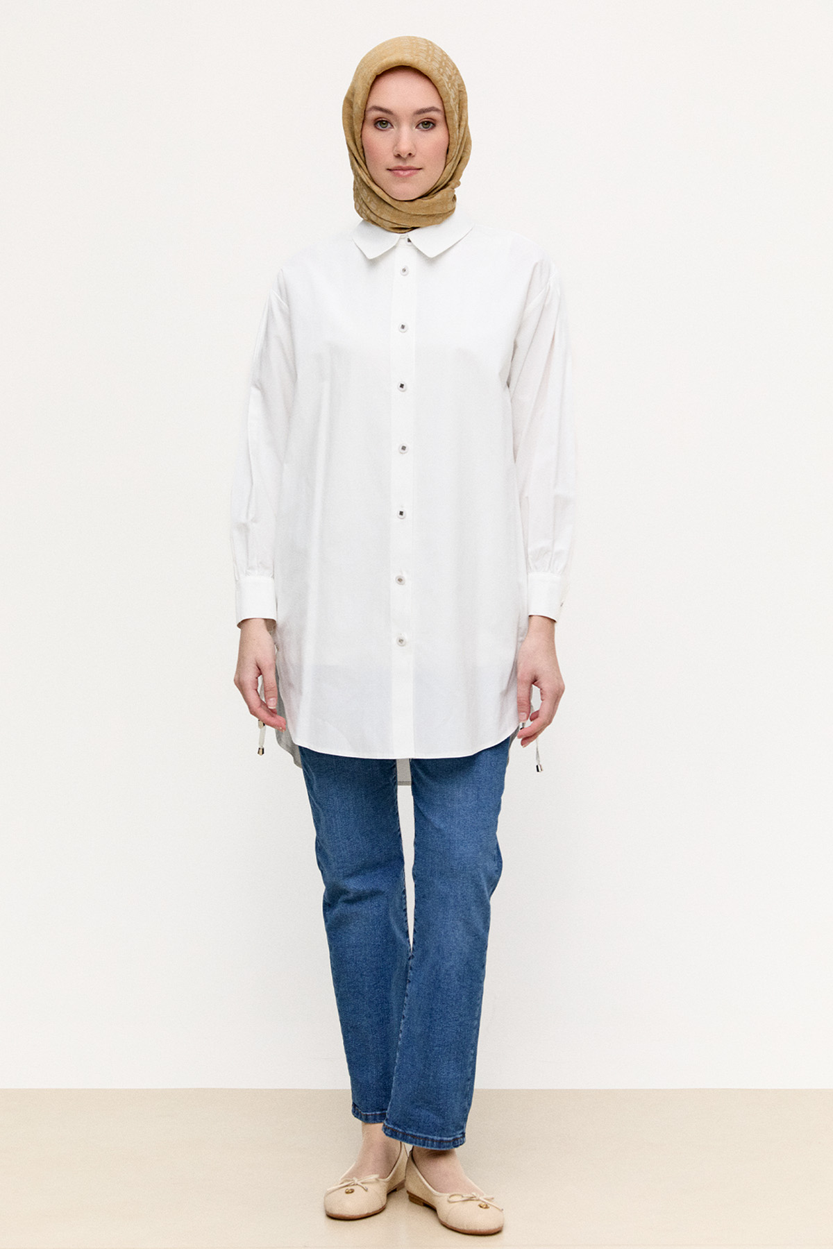 Dar Paça Kot Pantolon, Tesettür Giyim