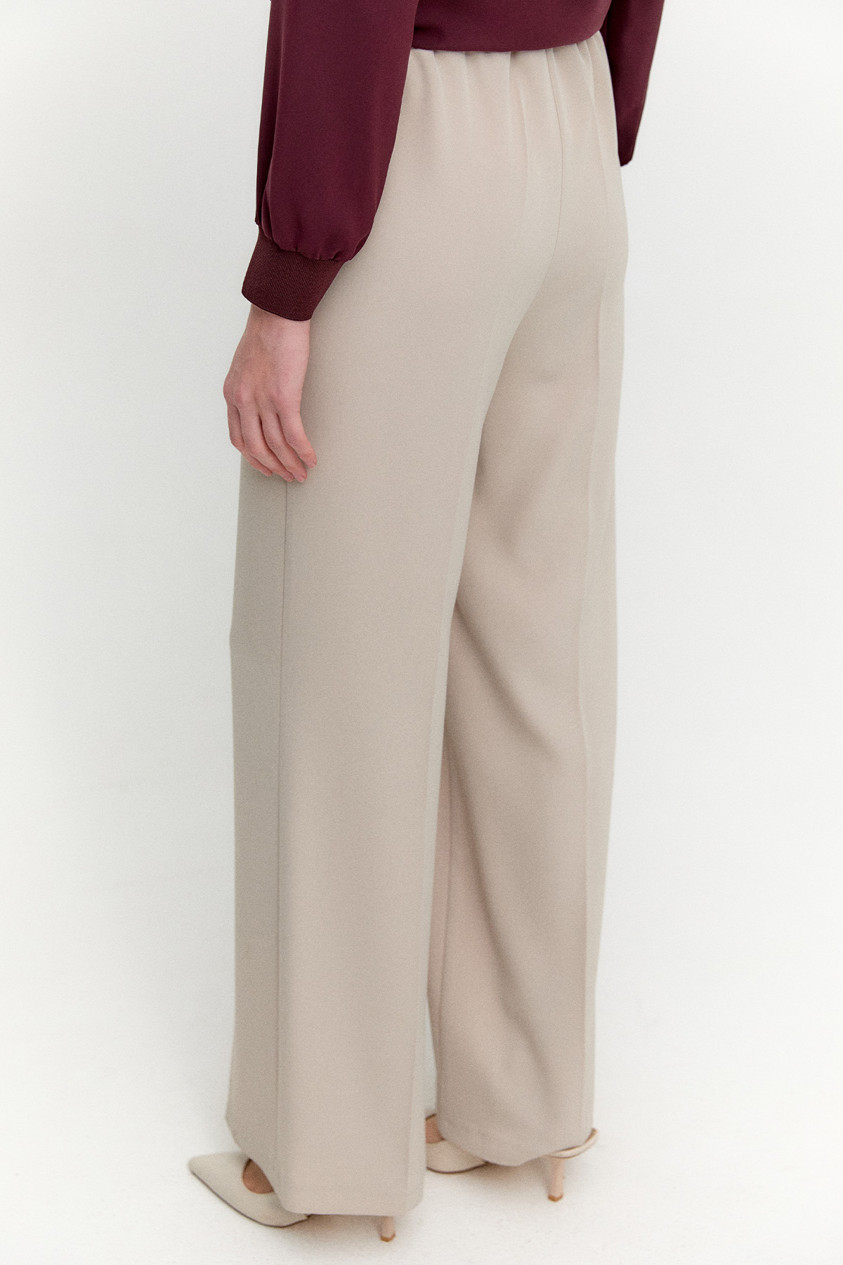 Beli Lastikli Süprem Penye Pantolon, Tesettür Giyim