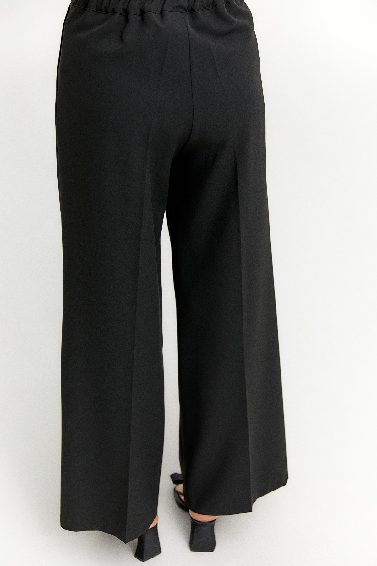 Kemerli Bol Paça Pantolon, Tesettür Giyim