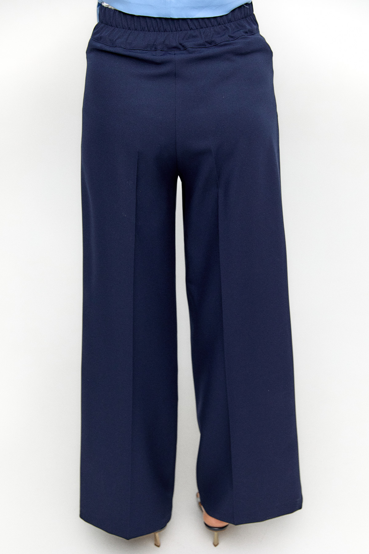 Kemerli Bol Paça Pantolon, Tesettür Giyim