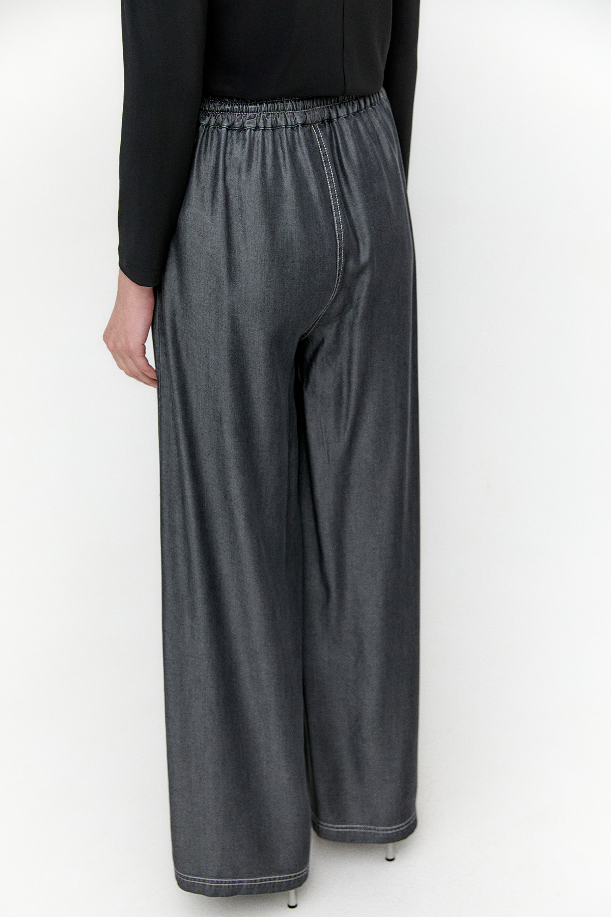 Bağcıklı Geniş Paça Pantolon, Tesettür Giyim