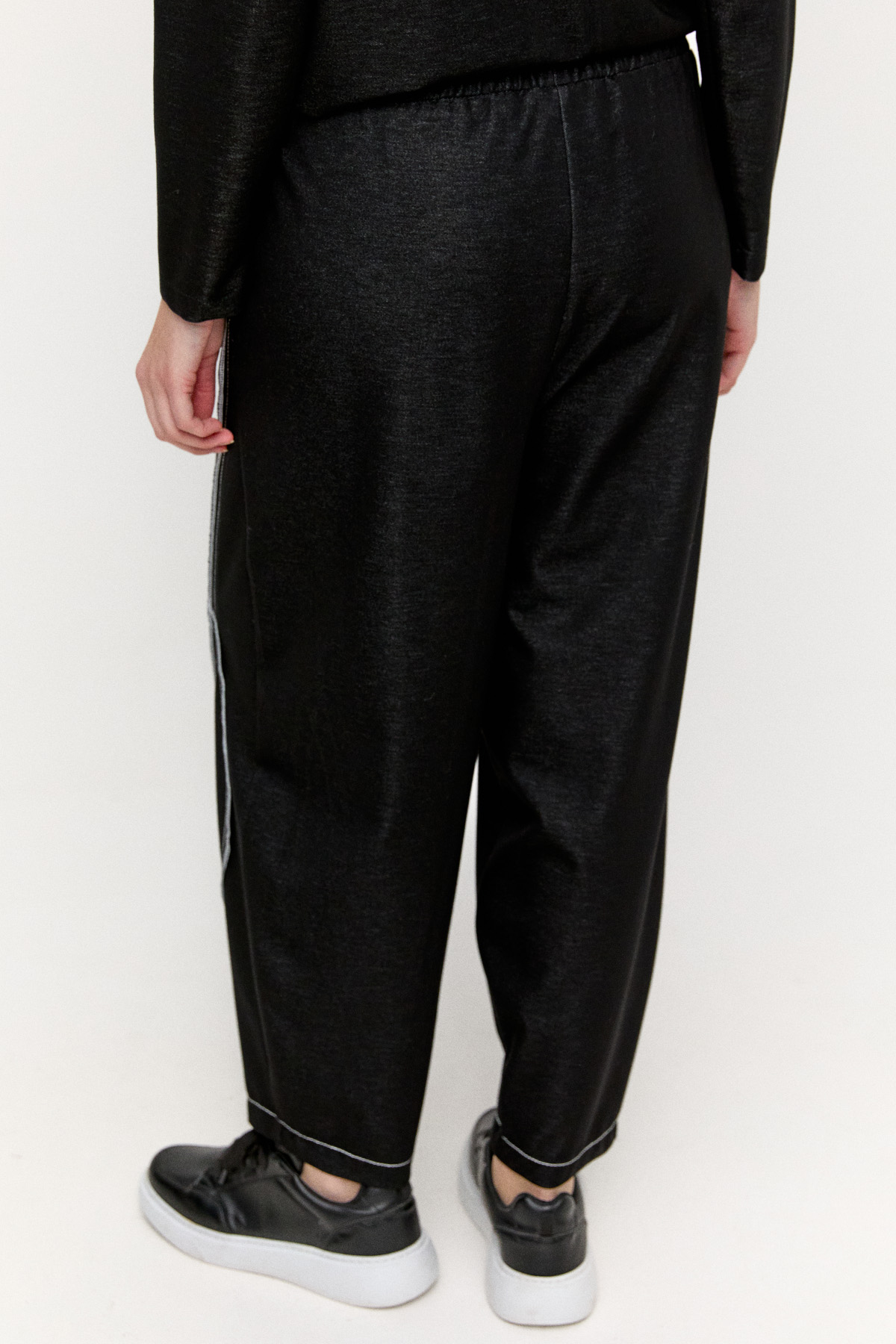 Kontrast Dikişli Spor Pantolon, Tesettür Giyim