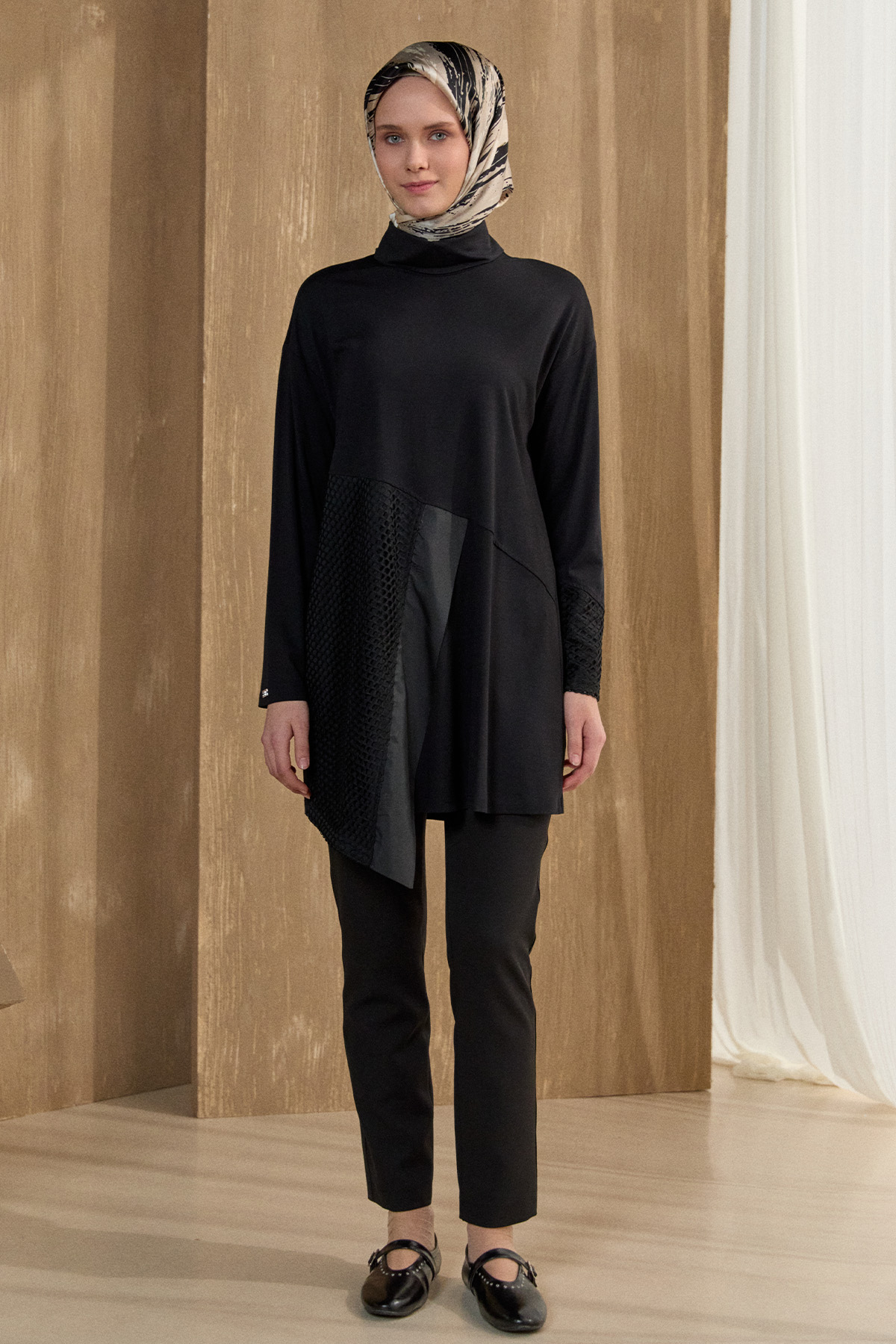 Dar Paça Krep Pantolon, Tesettür Giyim